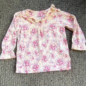 Girls flower shirt